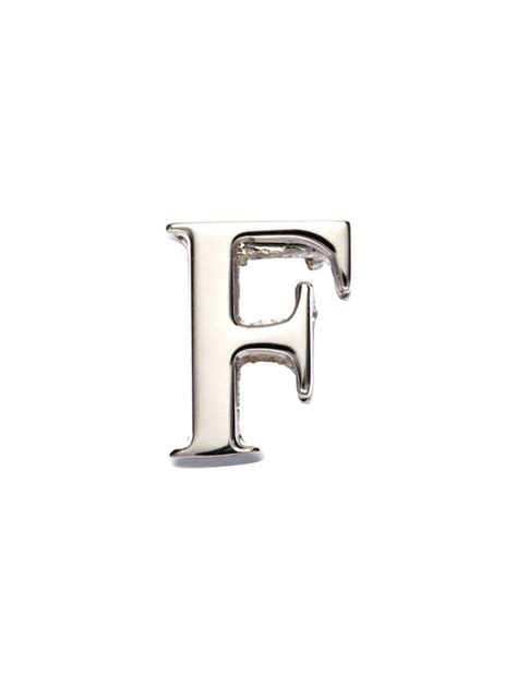 metallic letter prada|Prada My Character Sliding Metal Letter .